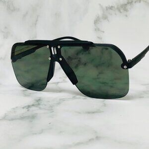 Men Sunglasses Fashion Dark Green Lens Oversize Driving Outdoor‎ Stylish Elegant